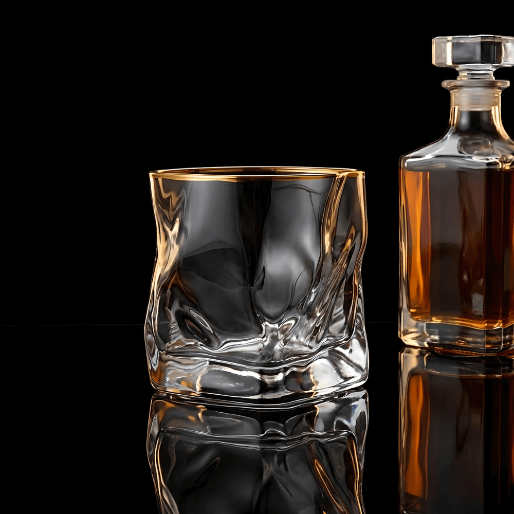 Szklanka do whisky Hoshi Gold z japońskiego kryształu