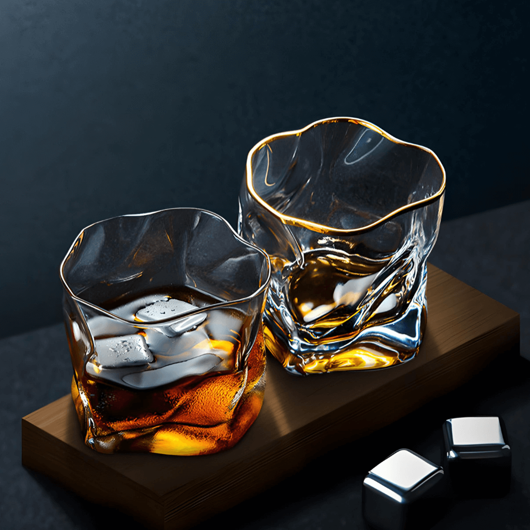Szklanka do whisky Hoshi Gold z japońskiego kryształu