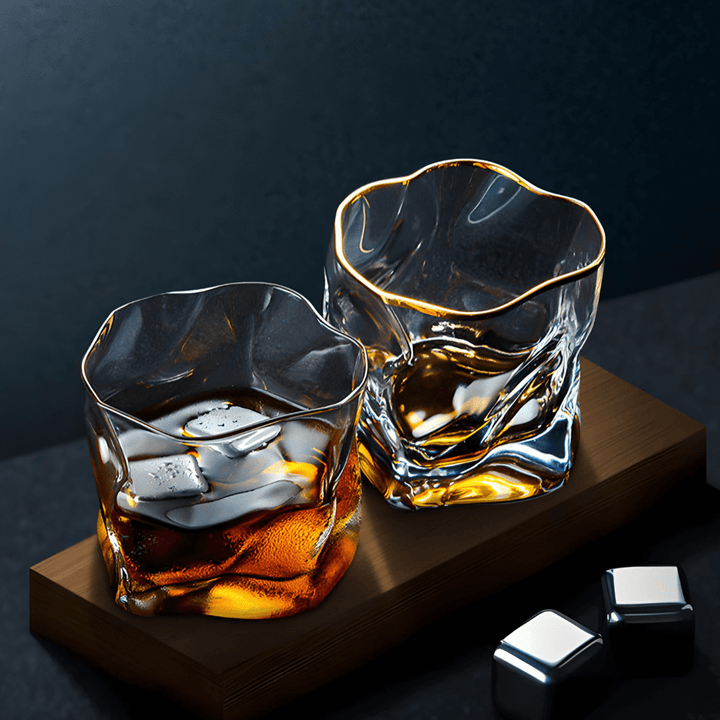 Szklanka do whisky Hoshi Gold z japońskiego kryształu