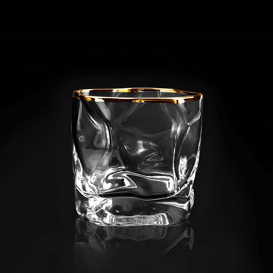 Szklanka do whisky Hoshi Gold z japońskiego kryształu