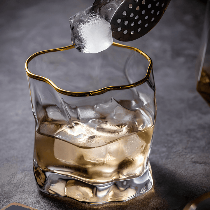 Szklanka do whisky Hoshi Gold z japońskiego kryształu