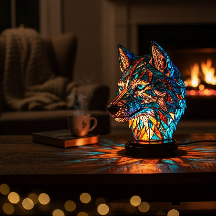 Lampa Bo w Kształcie Wilka