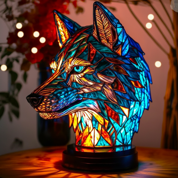 Lampa Bo w Kształcie Wilka
