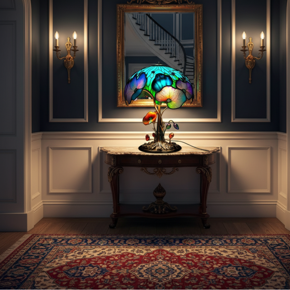 Lampa Kwiatowa Grzybowa Boho Chic