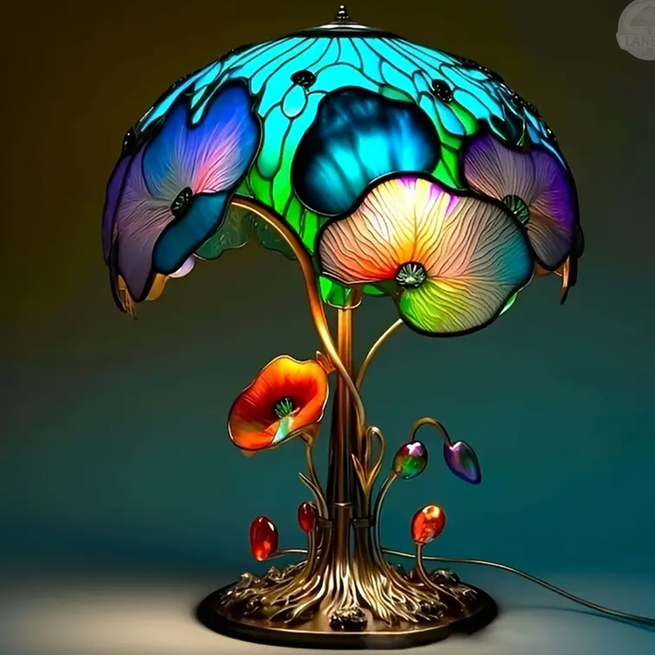 Lampa Kwiatowa Grzybowa Boho Chic