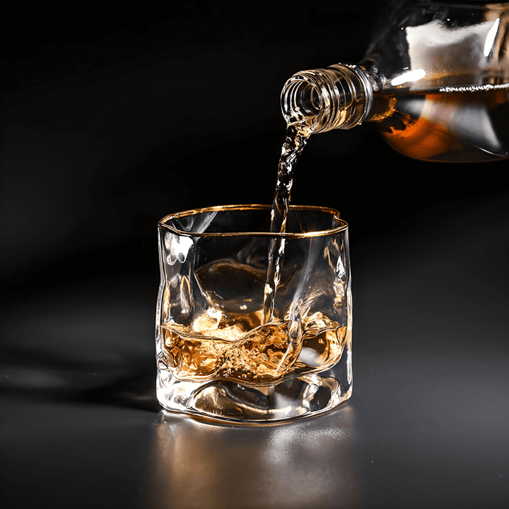 Szklanka do whisky Hoshi Gold z japońskiego kryształu