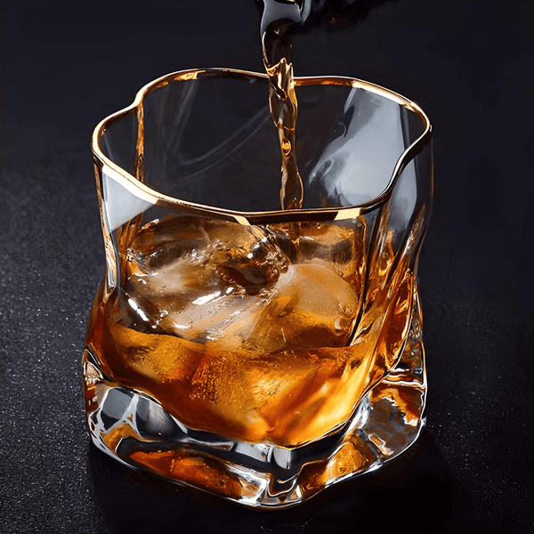 Szklanka do whisky Hoshi Gold z japońskiego kryształu