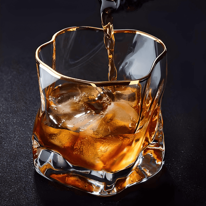 Szklanka do whisky Hoshi Gold z japońskiego kryształu