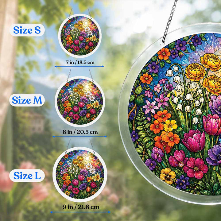 Akrylowe Puzzle Słoneczne - Wiosenny Ogród