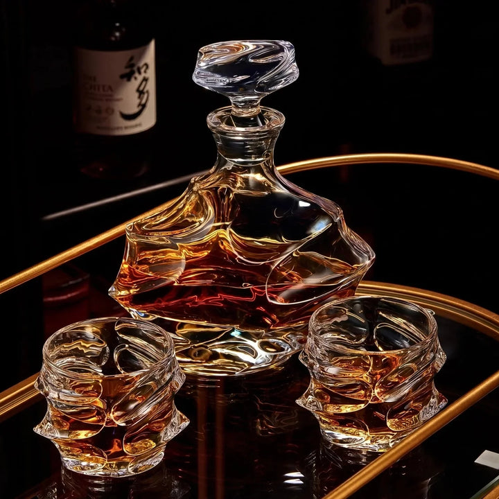 Szklanka do whisky Arashi z japońskiego kryształu