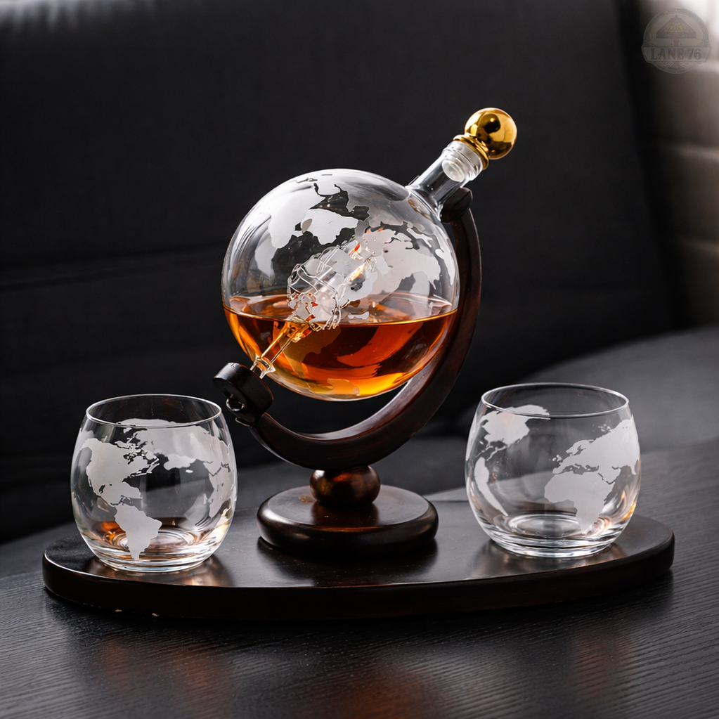 Karafka do Whiskey - Edycja Mapa Świata
