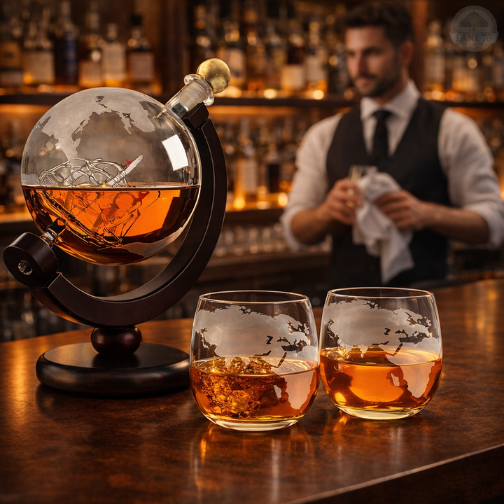Karafka do Whiskey - Edycja Mapa Świata