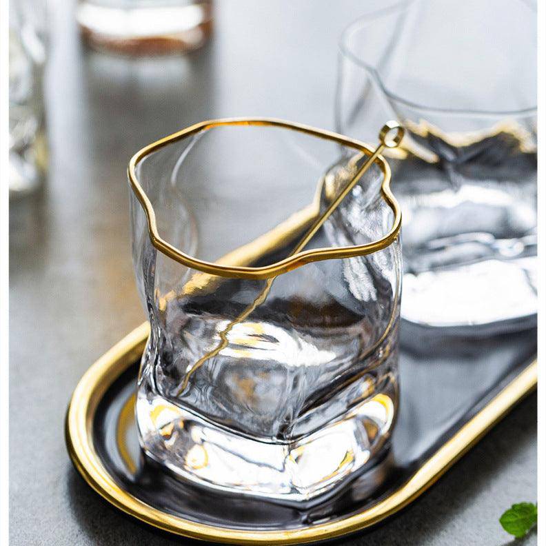 Szklanka do whisky Hoshi Gold z japońskiego kryształu